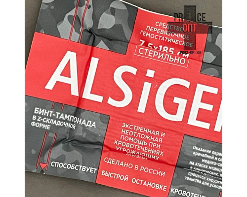 Гемостатическая тампонада с каолином Alsigem — 185 см