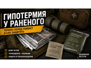Гипотермия у раненого: почему холод убивает и как защитить