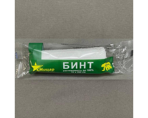 Бинт эластичный Мицар 10 см для надежной фиксации