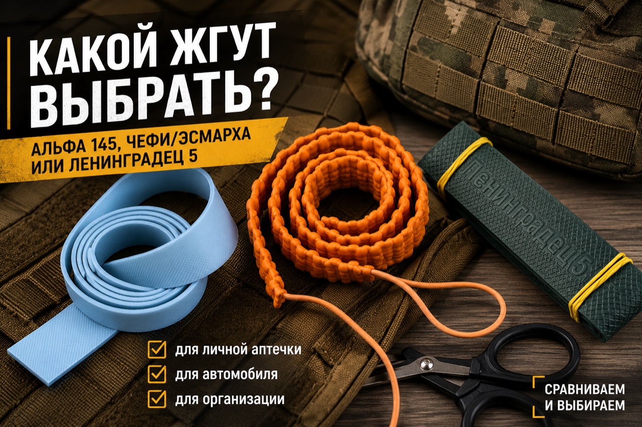 Какой жгут выбрать: Альфа, Чефи, Эсмарха, Ленинградец 5